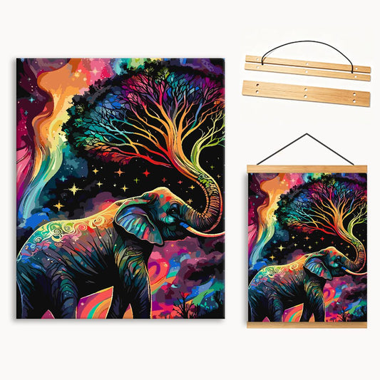Cosmic Elephant Dream（36-60+colors）Paint By Numbers