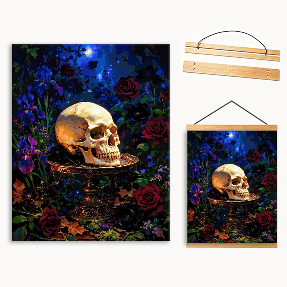 Dark Skull Study（36-80+colors）Paint By Numbers