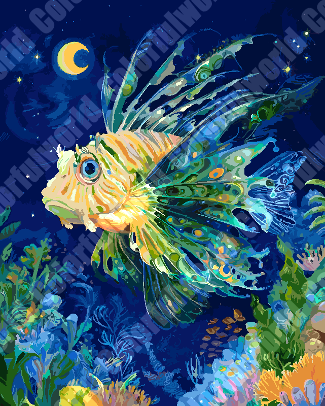 Deep Sea Coral Fish 1（36-60+colors）