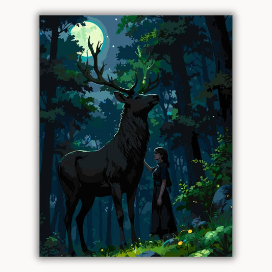 Deer and Maiden 1