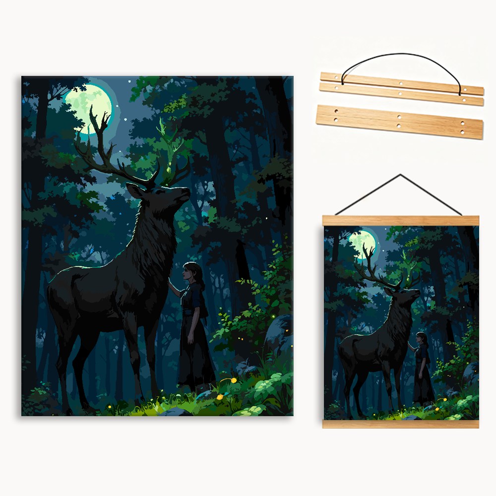 Deer and Maiden 1