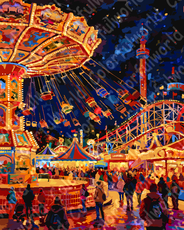 Dusk Amusement Town（36-80+colors）
