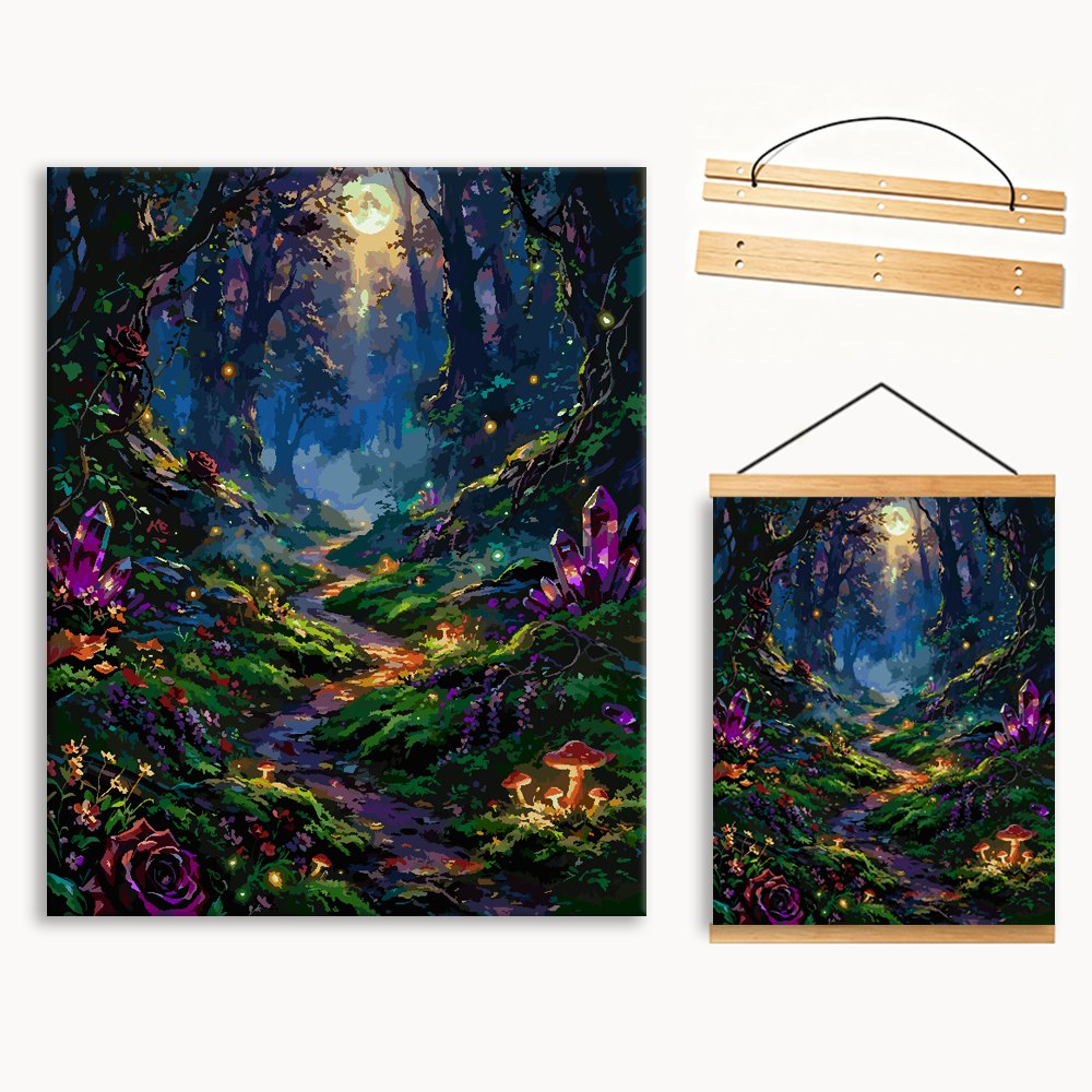 Fairy Forest Trail（36-80+colors）Paint By Numbers