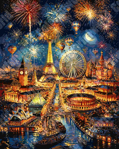 Firelight Fantasy Town（36-60+colors）