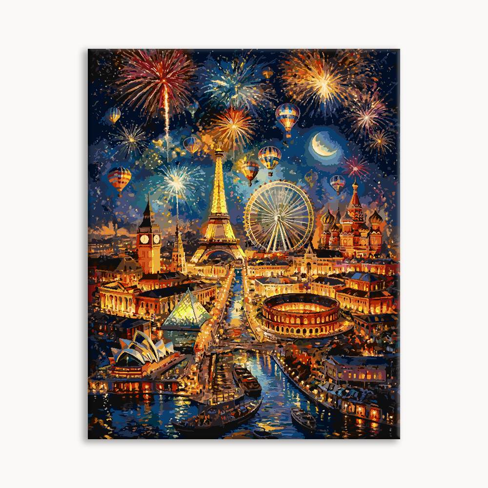 Firelight Fantasy Town（36-60+colors）