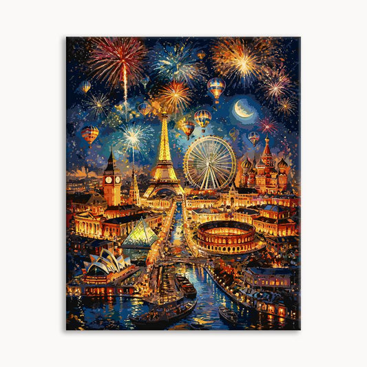 Firelight Fantasy Town（36-60+colors）