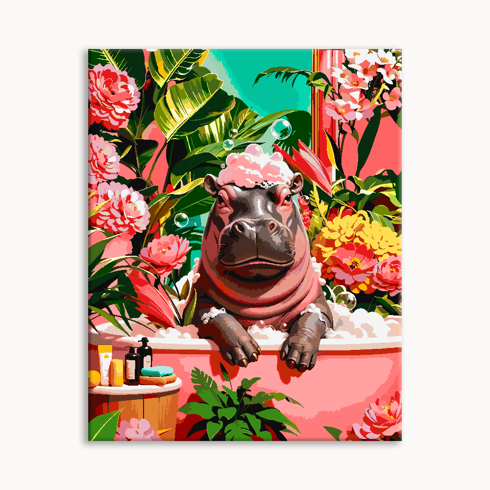 Floral Hippo Paradise（36-60+colors）