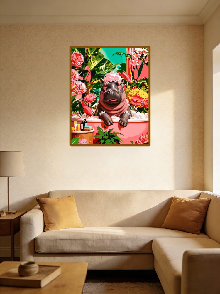 Floral Hippo Paradise（36-60+colors）