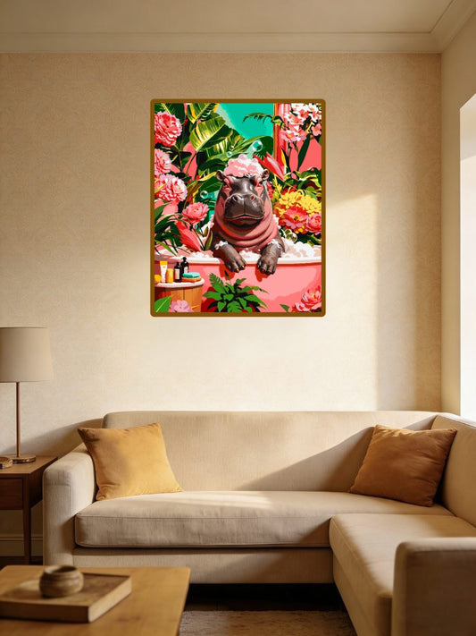 Floral Hippo Paradise（36-60+colors）