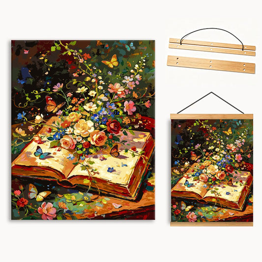 Floral Reading Nook 2（36-60+colors）Paint By Numbers