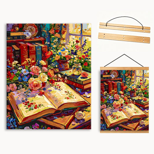 Floral Reading Nook 3（36-60+colors）Paint By Numbers