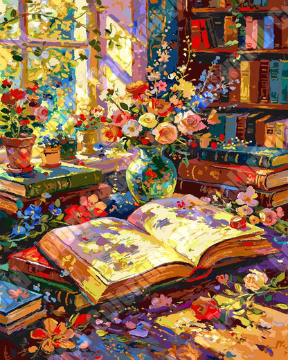 Floral Reading Nook 1（36-60+colors）