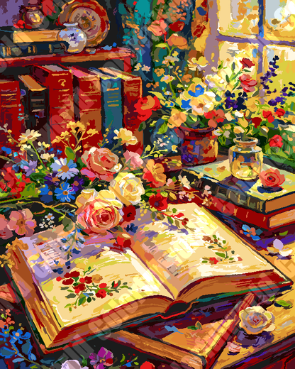 Floral Reading Nook 3（36-60+colors）