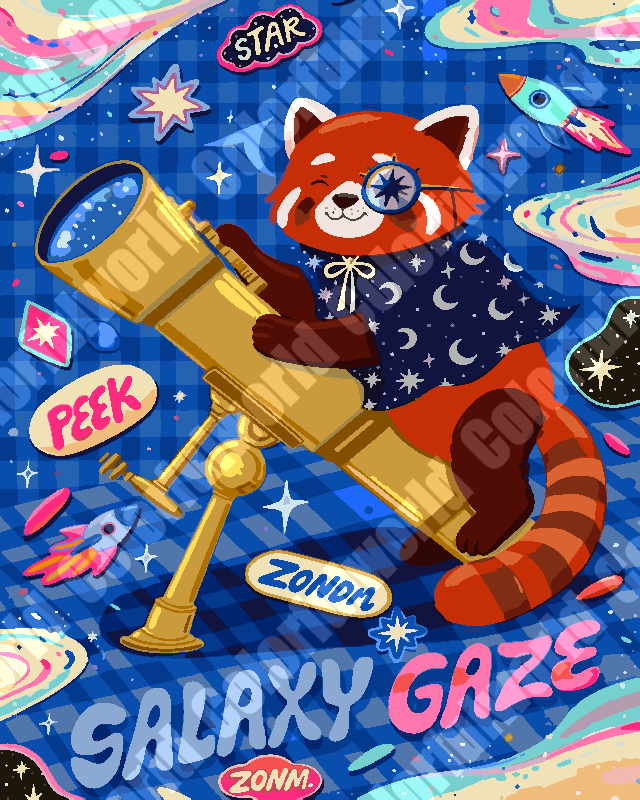Galaxy Fox Cartoon