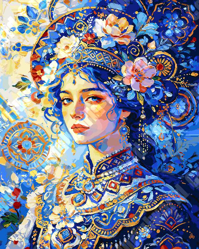 Gilded Blue Muse（36-60+colors）