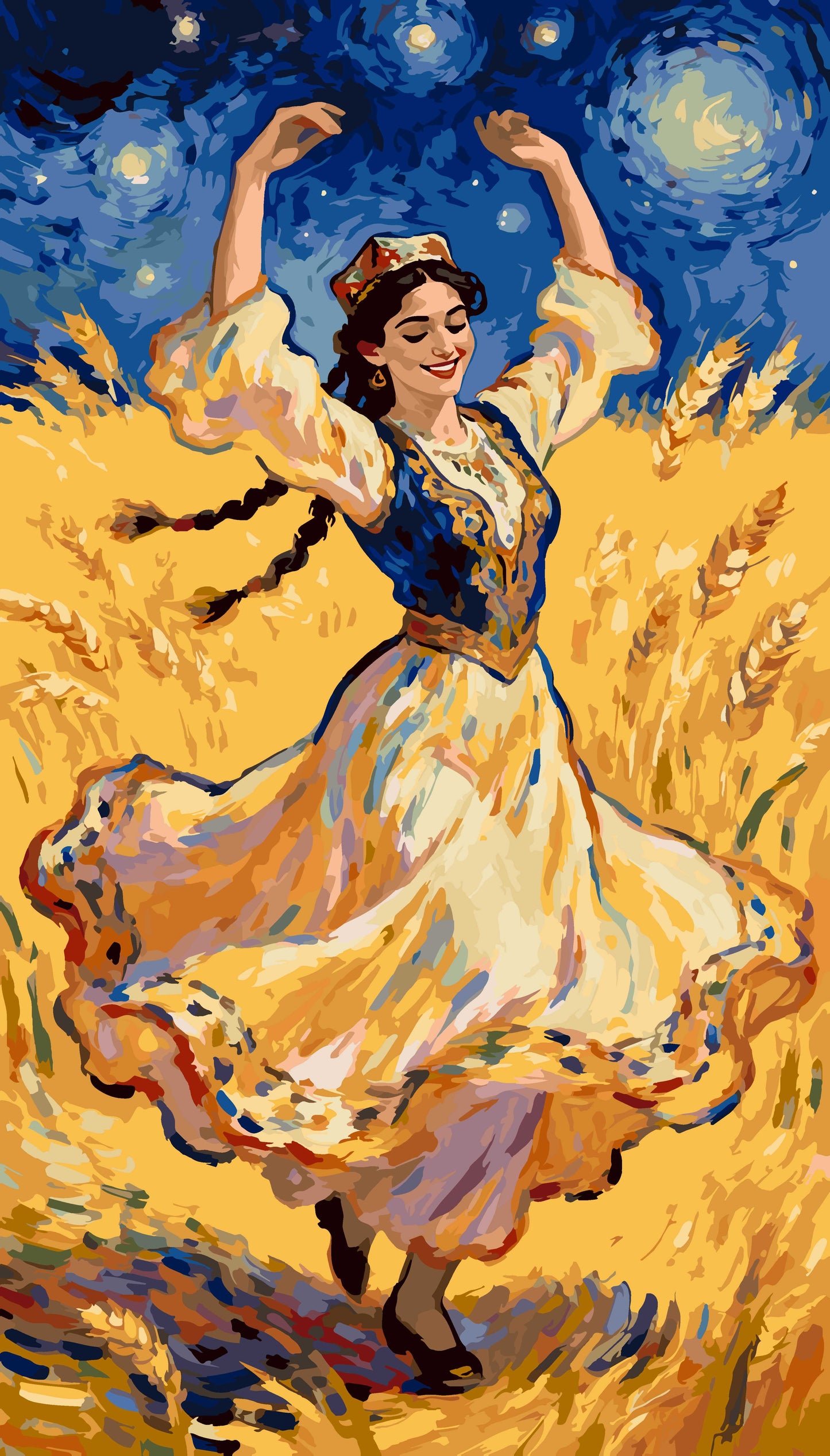 Girl in the wheat field