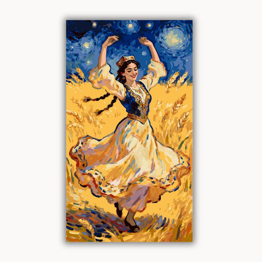 Girl in the wheat field