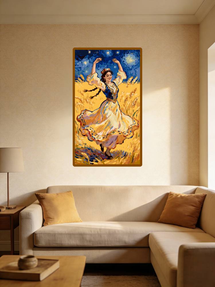 Girl in the wheat field