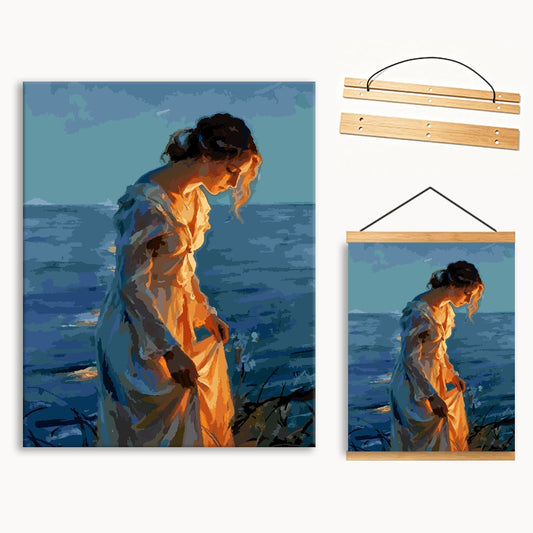 Girl and the Sea 1 Paint By Numbers