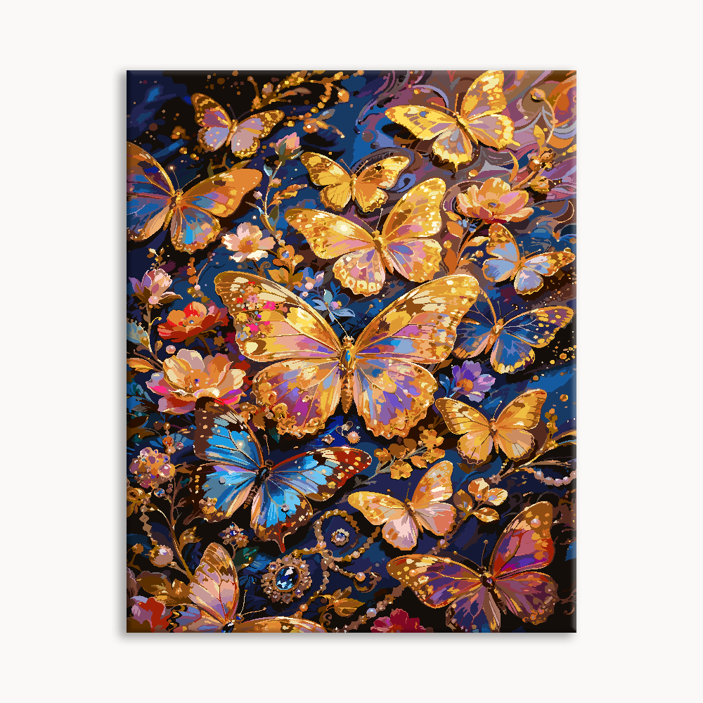 Golden Floral Tiles（36-80+colors）