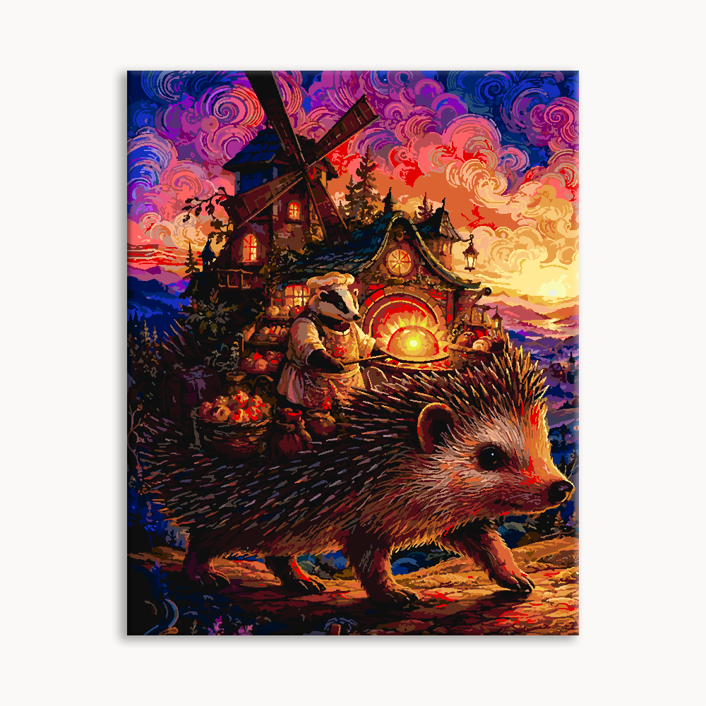 Hedgehog Windmill Dusk（36-60+colors）