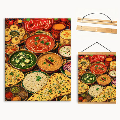 Indian Curry Feast（36-80+colors）Paint By Numbers
