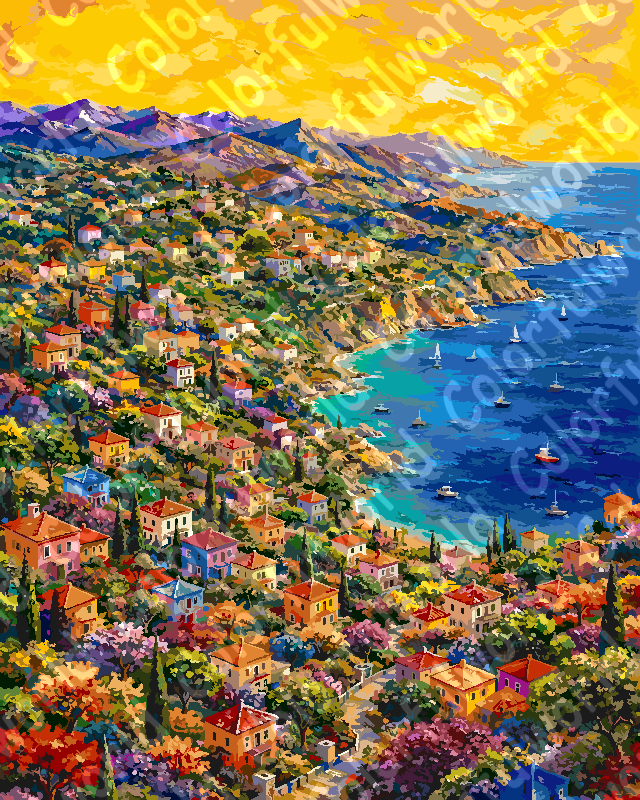 Italian Coastal Bay 3（36-80+colors）