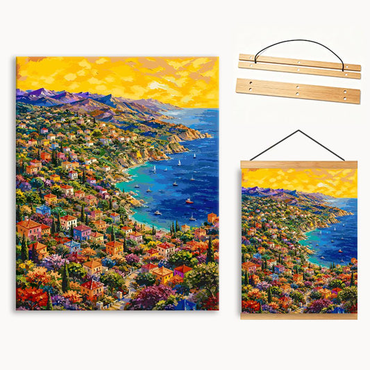 Italian Coastal Bay 3（36-80+colors）Paint By Numbers