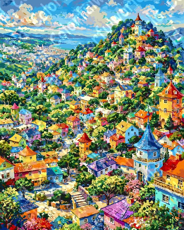Italian Coastal Bay 4（36-80+colors）