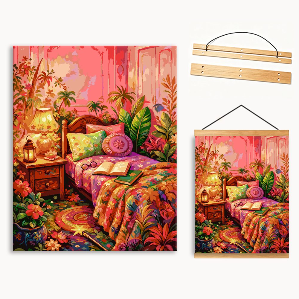 Jungle Pink Chamber 1（36-60+colors）Paint By Numbers