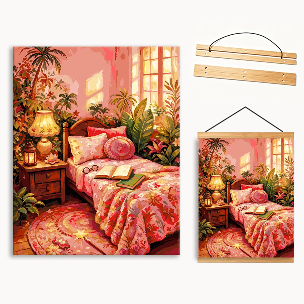 Jungle Pink Chamber 2（36-60+colors）Paint By Numbers