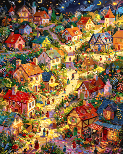 Magic Town Maze 4（36-80+colors）