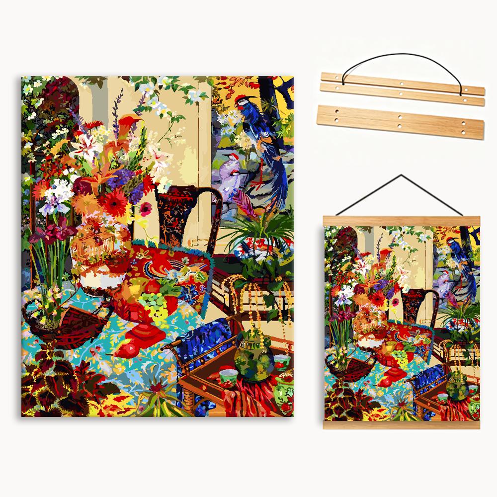 Maximal Floral Chaos（36-80+colors） Paint By Numbers