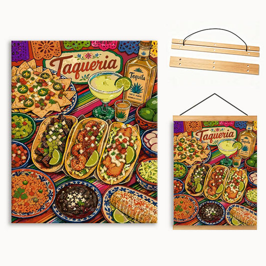 Mexican Taco Table（36-80+colors）Paint By Numbers