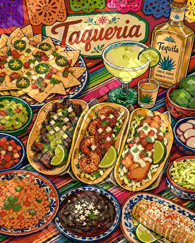 Mexican Taco Table（36-80+colors）