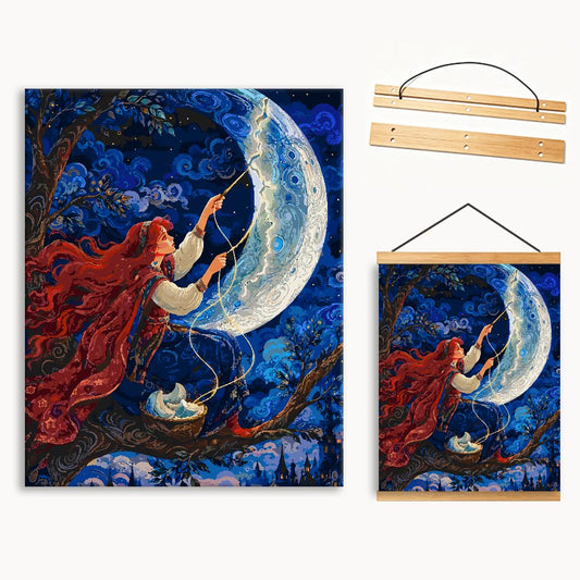 Moon Red Cloak Muse（36-60+colors） Paint By Numbers
