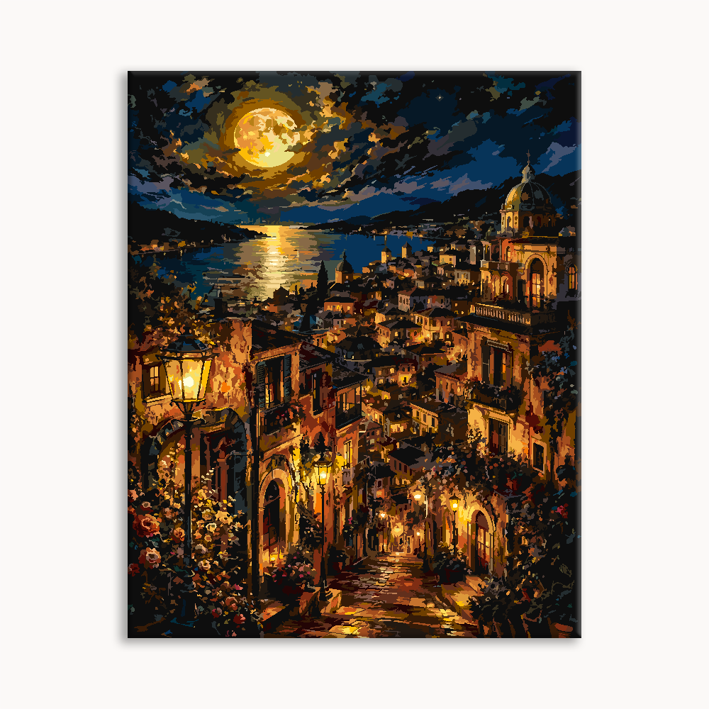 Moonlit Old Town（36-60+colors）