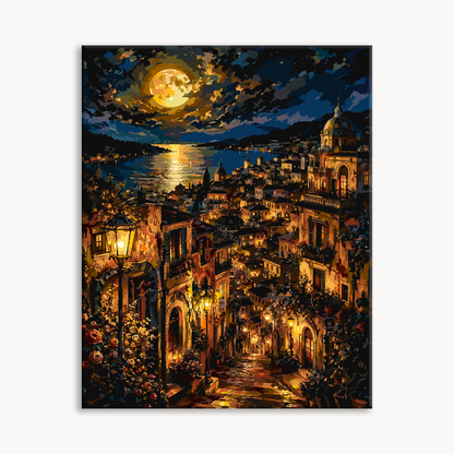 Moonlit Old Town（36-60+colors）