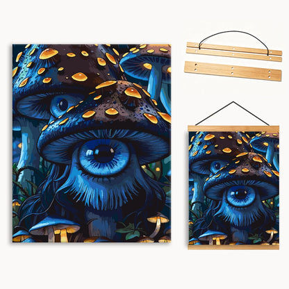 Mushroom Mystic Eye Paint By Numbers
