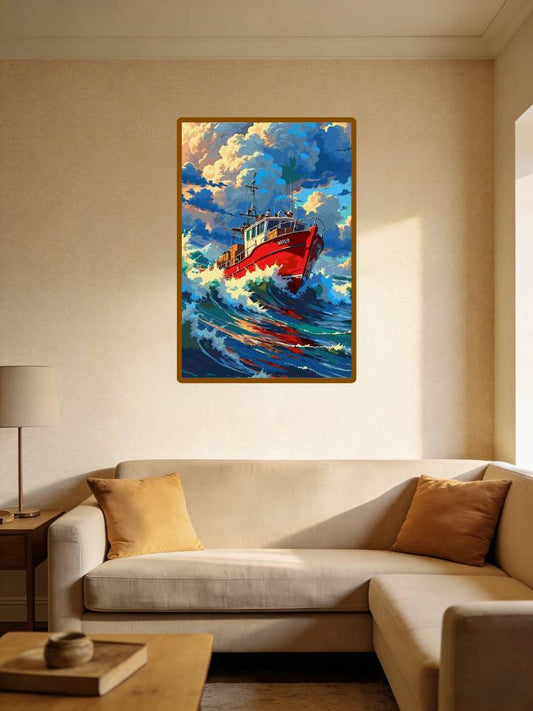 Ocean Sailboat