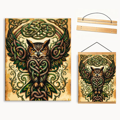 Ornate Owl Tapestry（36-60+colors）Paint By Numbers