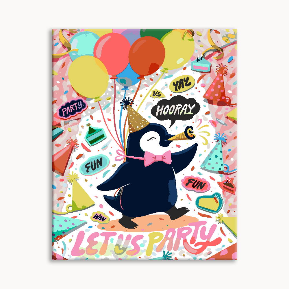 Party Penguin Art