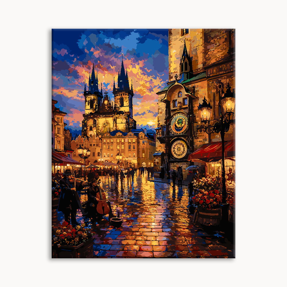 Prague Night Square 2（36-80+colors）