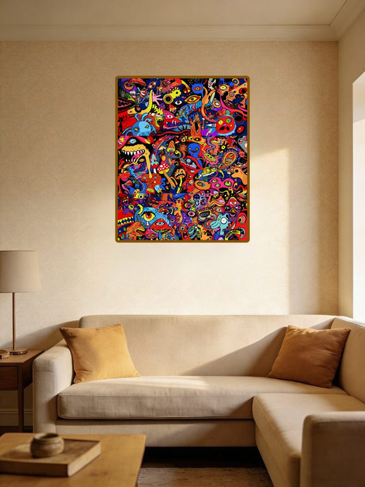 Psychedelic Burst Mural（36-60+colors）