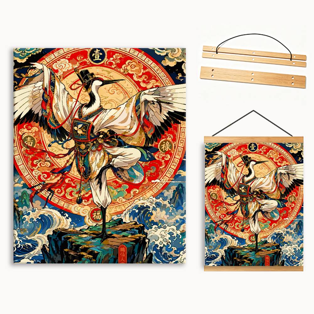 Red-Crowned Crane Circle（36-80+colors）