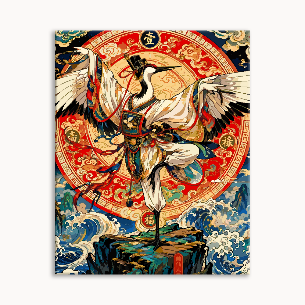 Red-Crowned Crane Circle（36-80+colors）