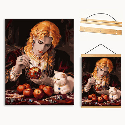 Red Fruit Gilded Lady 1（36-60+colors） Paint By Numbers