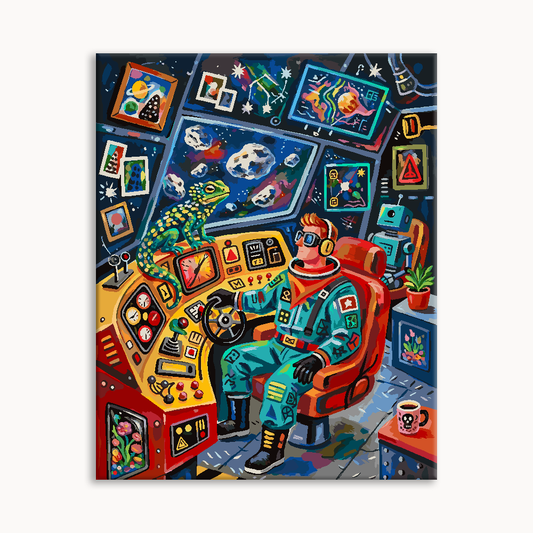 Retro Sci-Fi Cartoon 1（36-60+colors）