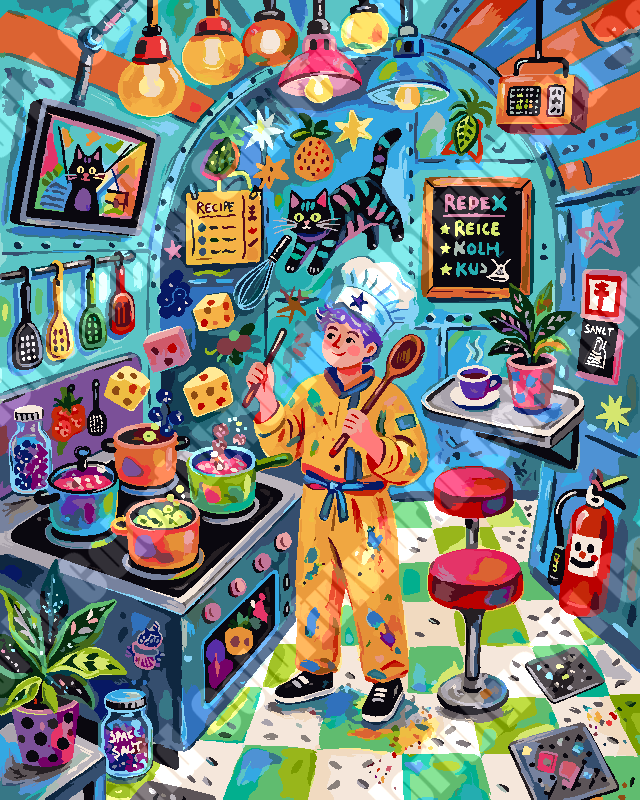 Retro Sci-Fi Cartoon 2（36-60+colors）