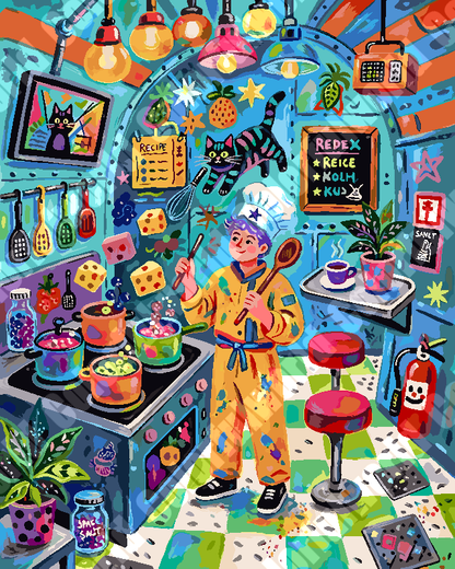 Retro Sci-Fi Cartoon 2（36-60+colors）